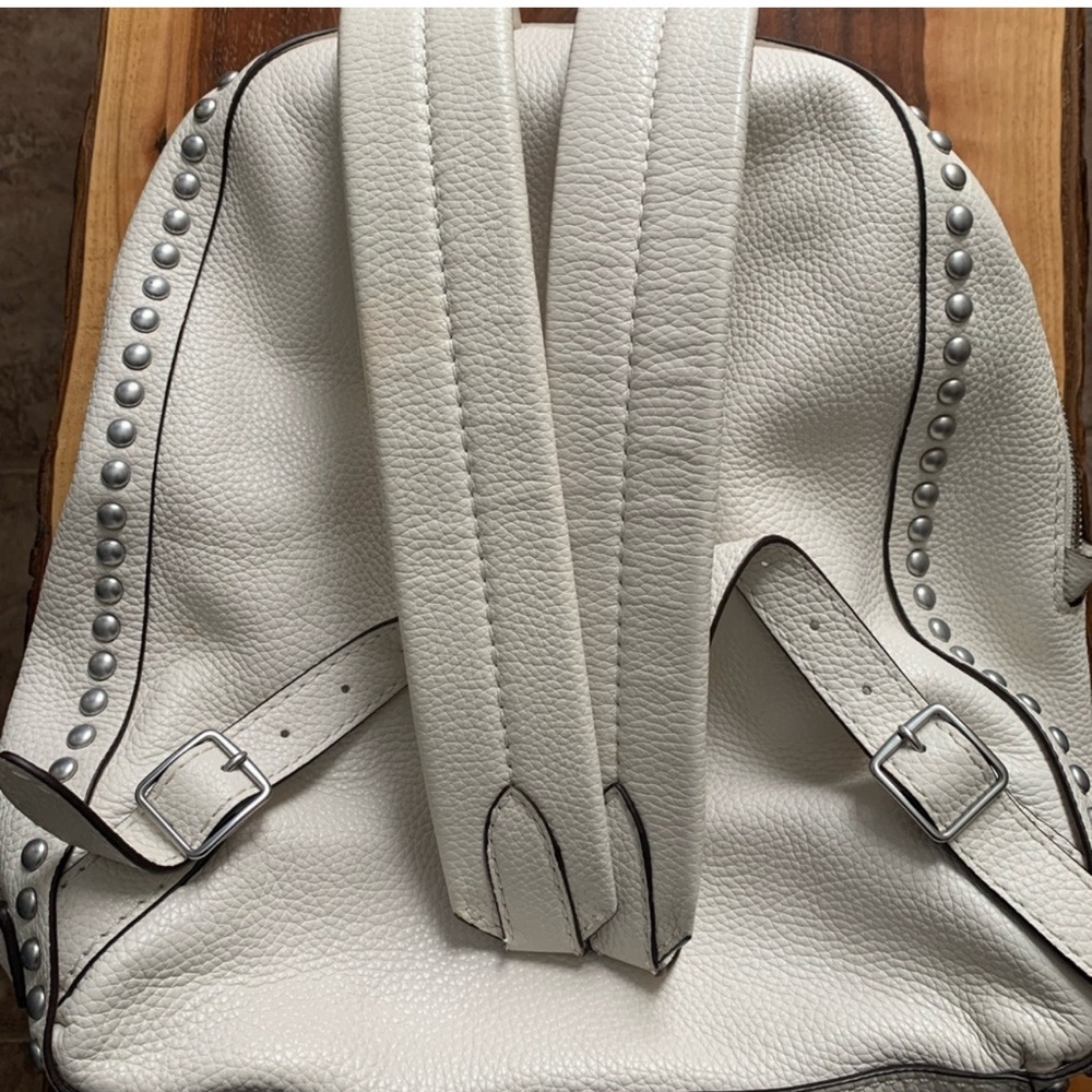 Coach Cream Leather studded backpack (with all original packaging) - Picture 5 of 11